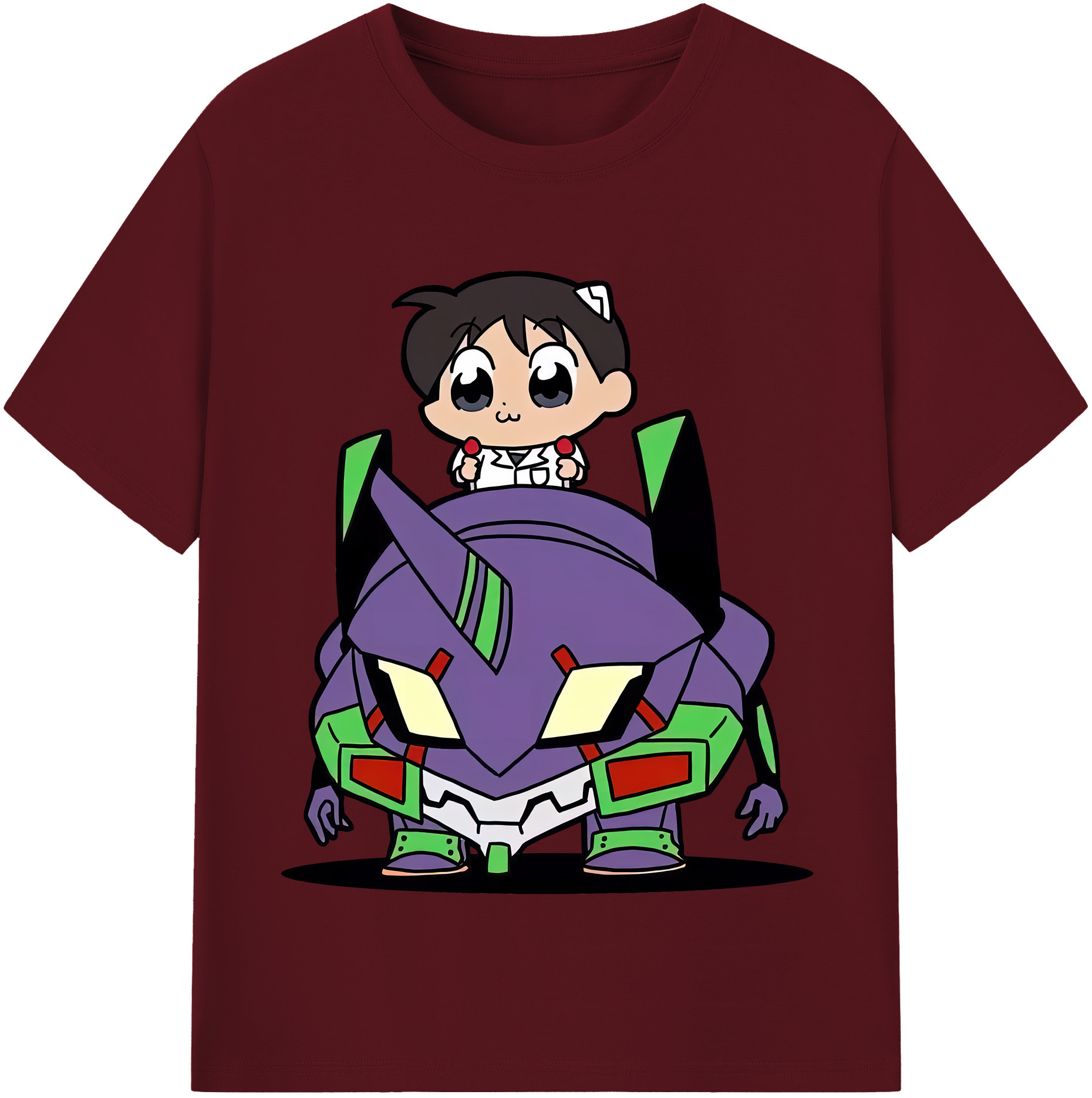（画像用） EVA 新世紀エヴァンゲリオン 綿100％半袖Tシャツ（フロントプリント）